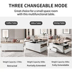 Table basse relevable moderne
