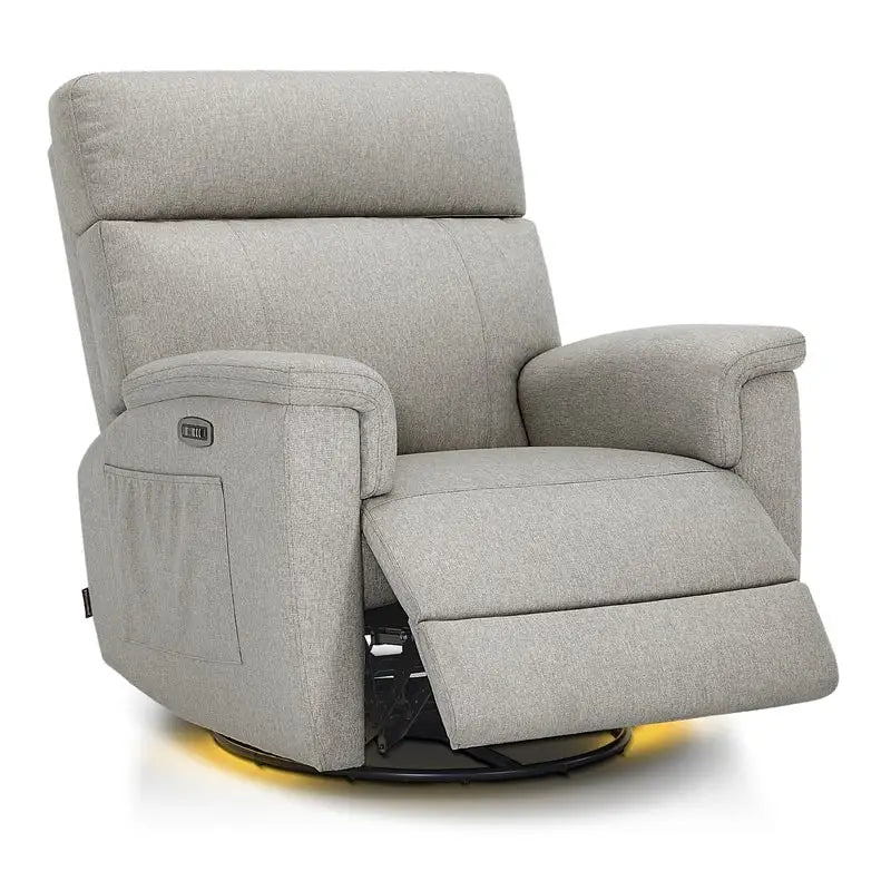 Fauteuil de maternité inclinable, pivotant et coulissant électrique en tissu PR601