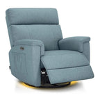 Fauteuil de maternité inclinable, pivotant et coulissant électrique en tissu PR601