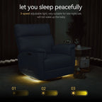 Fauteuil de maternité inclinable, pivotant et coulissant électrique en tissu PR601