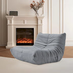 Pouf Canapé Togo - Chaise de Sol en Mousse à Mémoire 28D pour Adultes et Enfants, Fauteuil Léger en Similicuir Disponible en 5 Couleurs