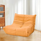 Pouf Canapé Togo - Chaise de Sol en Mousse à Mémoire 28D pour Adultes et Enfants, Fauteuil Léger en Similicuir Disponible en 5 Couleurs