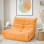 Pouf Canapé Togo - Chaise de Sol en Mousse à Mémoire 28D pour Adultes et Enfants, Fauteuil Léger en Similicuir Disponible en 5 Couleurs