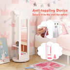 Coiffeuse enfant princesse et tabouret de maquillage avec