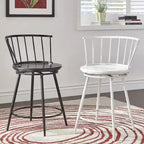 Olix Windsor Swivel Counter Stools with Low Back (Set of 2) by  