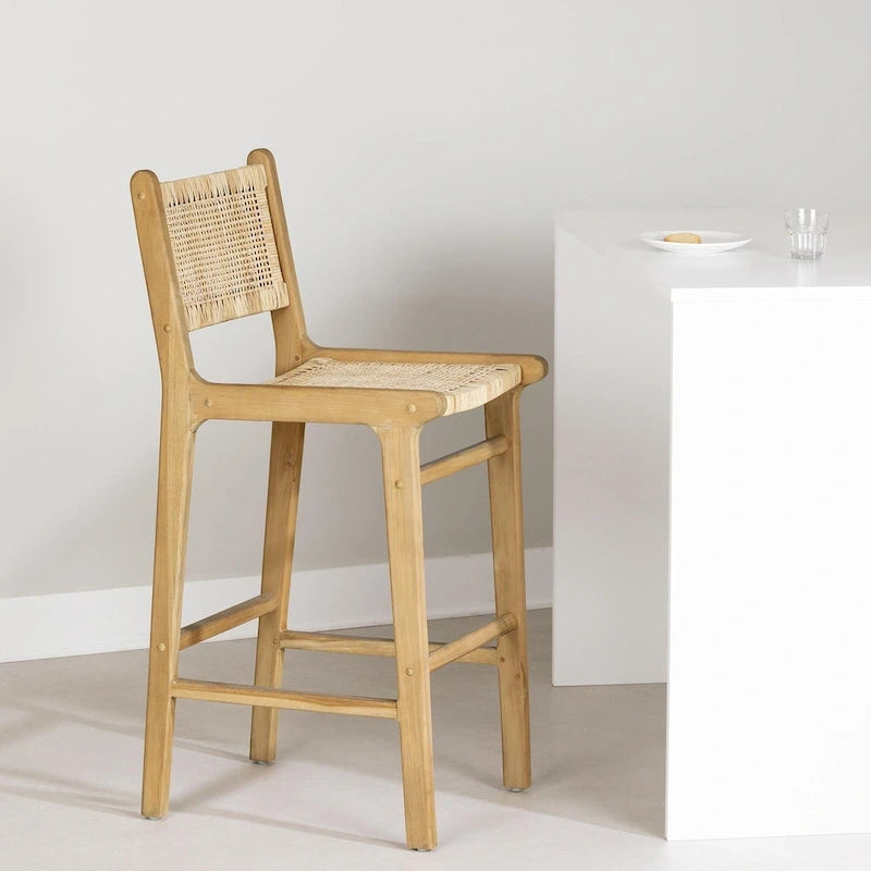Tabouret en rotin Balka