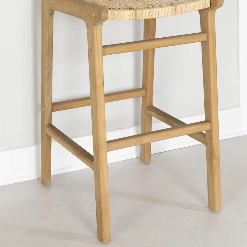 Tabouret en rotin Balka
