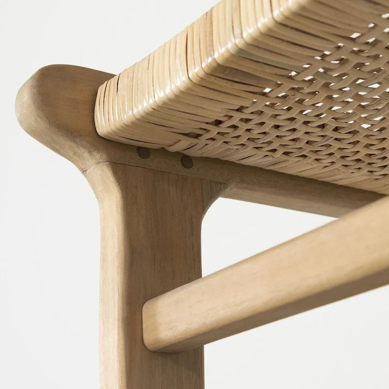 Tabouret en rotin Balka