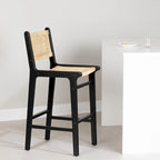 Tabouret en rotin Balka