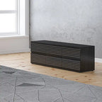 Commode polyvalente / Meuble TV 6 tiroirs - Noir et blanc