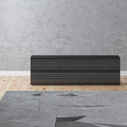 Commode polyvalente / Meuble TV 6 tiroirs - Noir et blanc