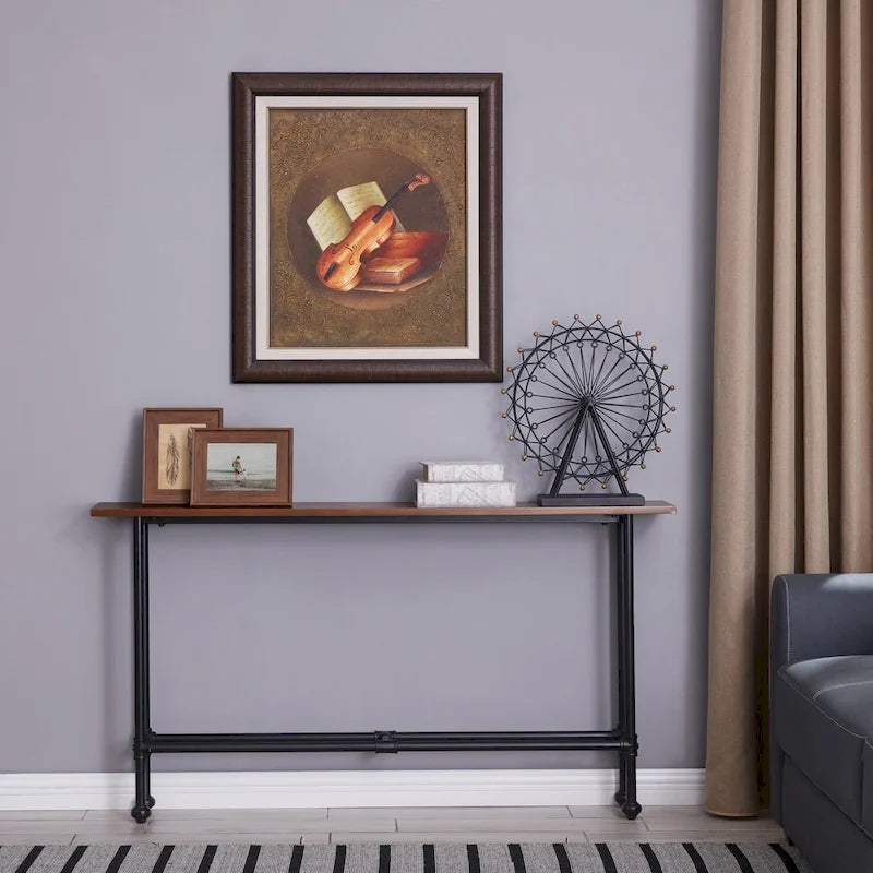 Console Northrup noir/espresso