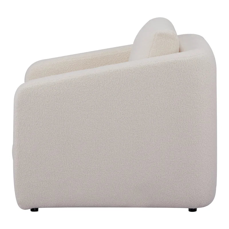 Fauteuil-lit convertible en Sherpa