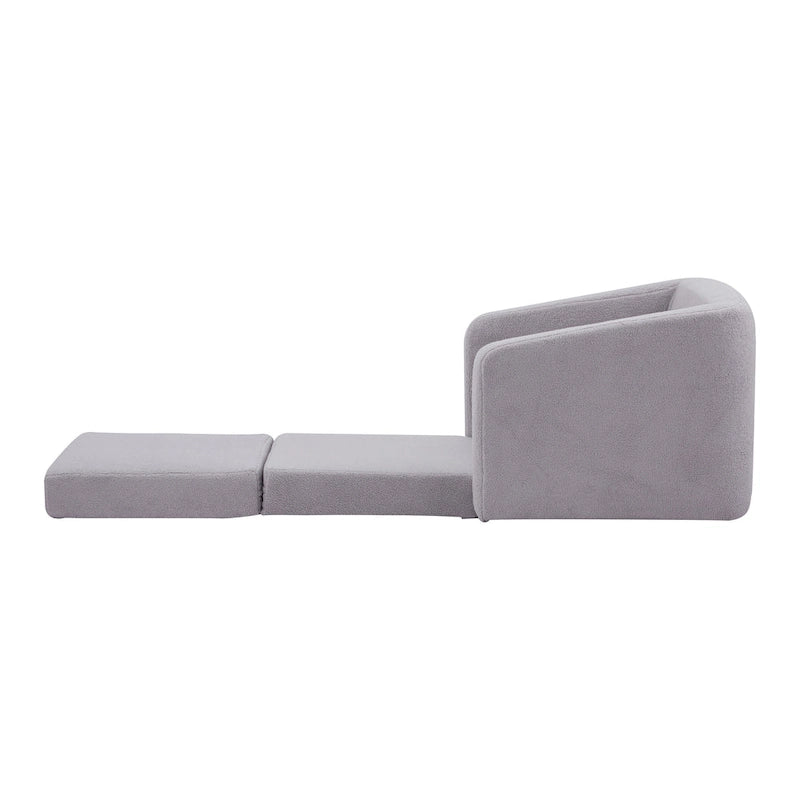 Fauteuil-lit convertible en Sherpa
