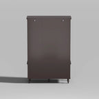 Garde-robe/Armoire/Placard familial de 70,9H avec portes miroir laque blanche