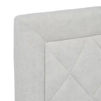 Lit plateforme en tissu velours Dartington par