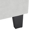 Lit plateforme en tissu velours Dartington par