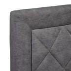 Lit plateforme en tissu velours Dartington par
