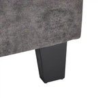 Lit plateforme en tissu velours Dartington par