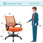 Chaise de bureau Chaise de bureau en maille Chaise d'ordinateur avec accoudoir