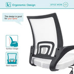 Chaise de bureau Chaise de bureau en maille Chaise d'ordinateur avec accoudoir
