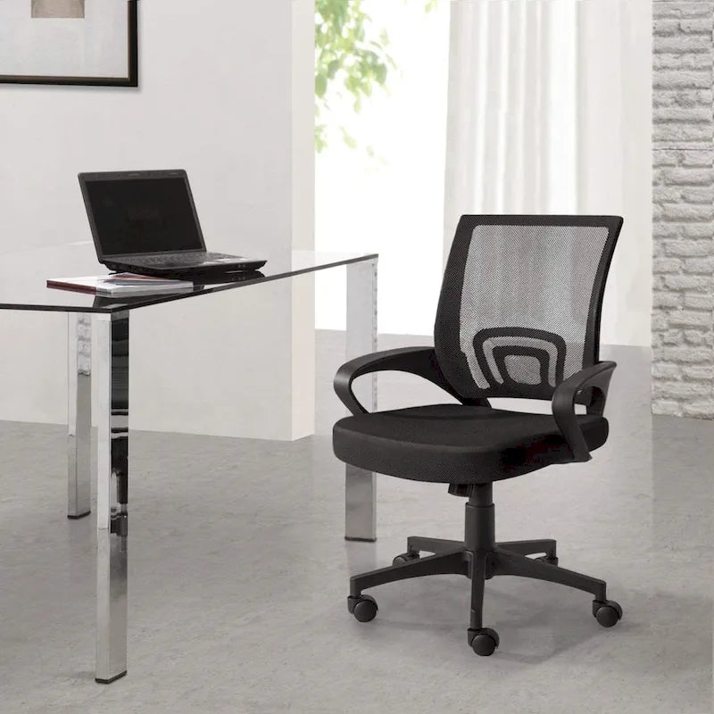 Chaise de bureau Chaise de bureau en maille Chaise d'ordinateur avec accoudoir