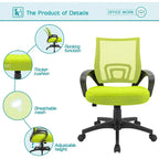 Chaise de bureau Chaise de bureau en maille Chaise d'ordinateur avec accoudoir