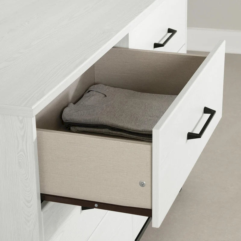 Commode double à 6 tiroirs Arlen