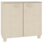 Bahut/buffet de salon/cuisine en pin massif - 33,5x13,8x31,5 cm