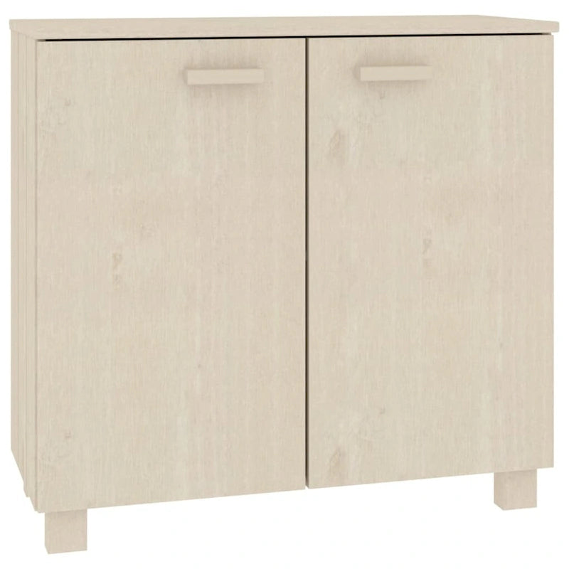 Bahut/buffet de salon/cuisine en pin massif - 33,5x13,8x31,5 cm
