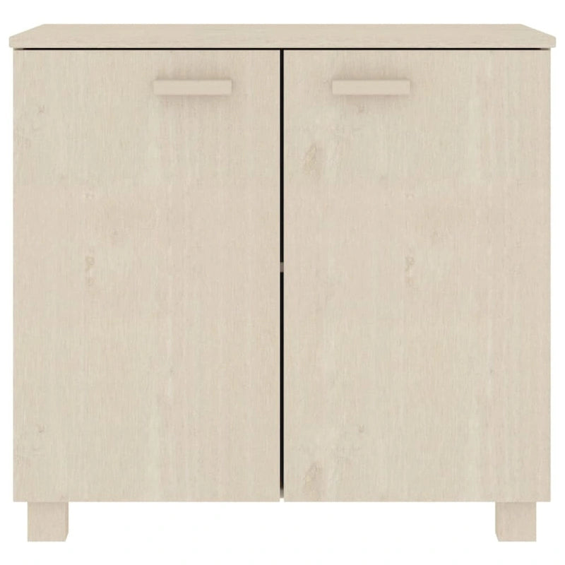 Bahut/buffet de salon/cuisine en pin massif - 33,5x13,8x31,5 cm