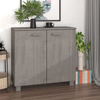 Bahut/buffet de salon/cuisine en pin massif - 33,5x13,8x31,5 cm