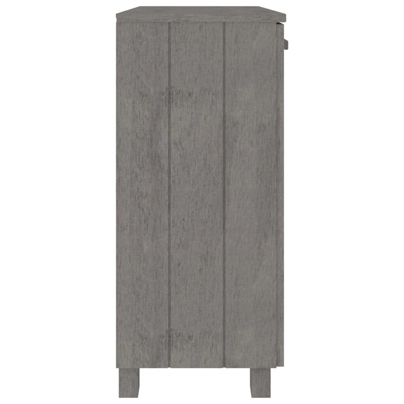 Bahut/buffet de salon/cuisine en pin massif - 33,5x13,8x31,5 cm