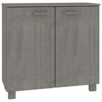 Bahut/buffet de salon/cuisine en pin massif - 33,5x13,8x31,5 cm