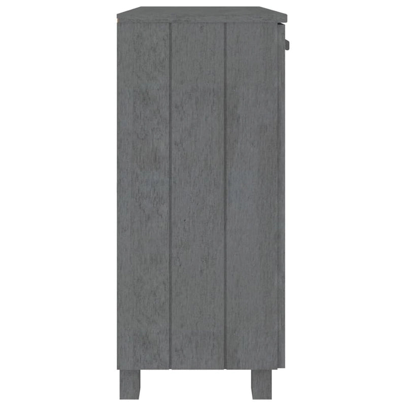 Bahut/buffet de salon/cuisine en pin massif - 33,5x13,8x31,5 cm