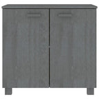 Bahut/buffet de salon/cuisine en pin massif - 33,5x13,8x31,5 cm