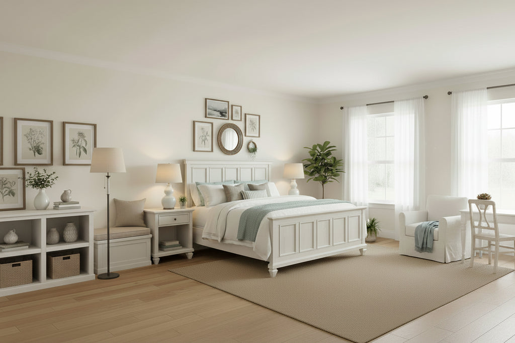   B5430 Newport Complete King Panel Bed