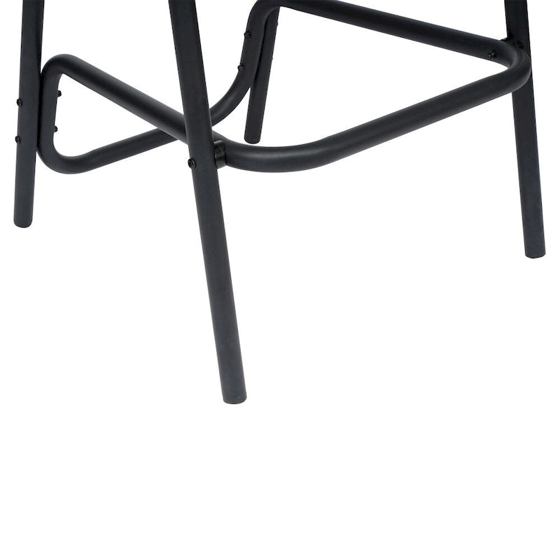 Tabourets de bar en rotin pour l'intérieur et l'extérieur, lot de 2