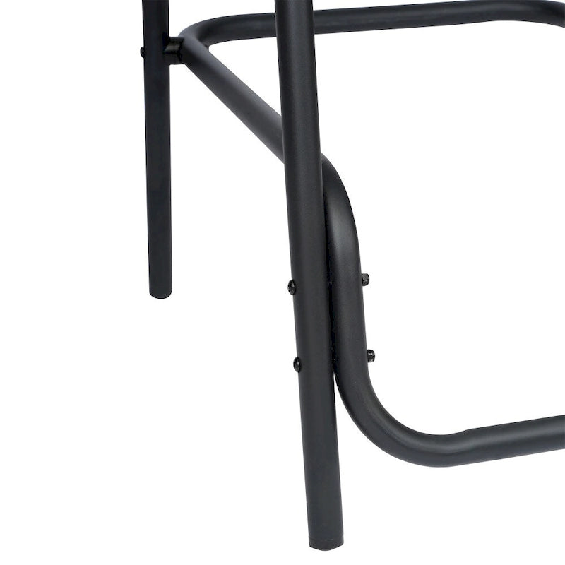 Tabourets de bar en rotin pour l'intérieur et l'extérieur, lot de 2