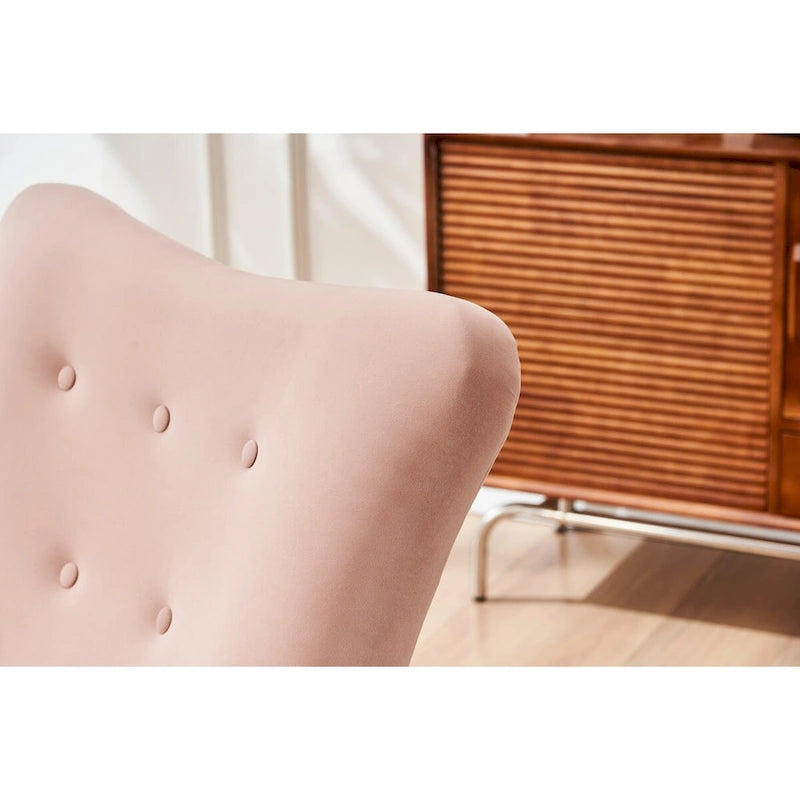 Chaise à bascule à dossier haut pour bébé, fauteuil de nurserie, siège rembourré en tissu confortable, fauteuil à dossier haut
