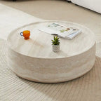 31.49 Tables basses rondes à motif faux MARS, aucun assemblage requis