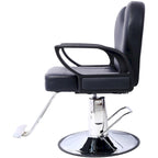 Fauteuil de barbier à main d'artiste, fauteuil inclinable de salon de beauté, siège extra large, mobilier de spa hydraulique, équipement de salon de coiffure