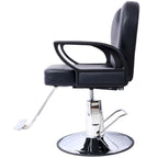 Fauteuil de barbier à main d'artiste, fauteuil inclinable de salon de beauté, siège extra large, mobilier de spa hydraulique, équipement de salon de coiffure