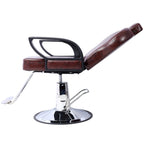 Fauteuil de barbier à main d'artiste, fauteuil inclinable de salon de beauté, siège extra large, mobilier de spa hydraulique, équipement de salon de coiffure
