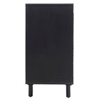 Meuble bas moderne à 4 portes avec étagère réglable