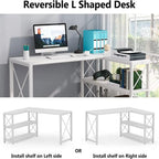 Bureau d'angle industriel réversible