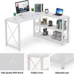 Bureau d'angle industriel réversible