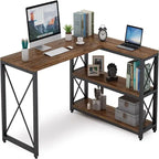 Bureau d'angle industriel réversible