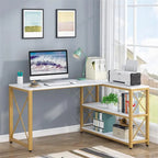 Bureau d'angle industriel réversible