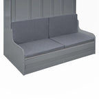Lit mural escamotable Queen Size avec coussin